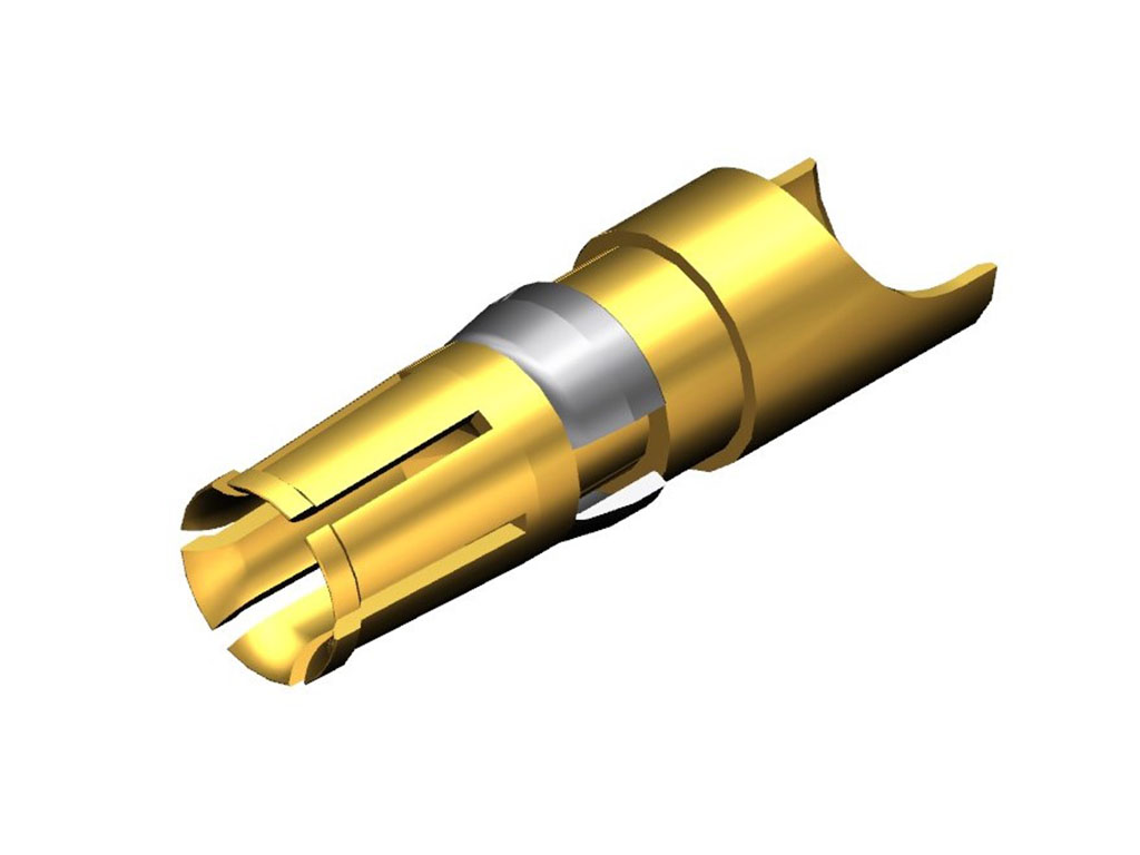 D-Sub Contact Female Socket Gold Solder Cup Machined