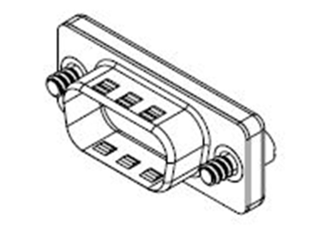 Connector Cap (Cover), Dust For D-Sub Connectors, Male