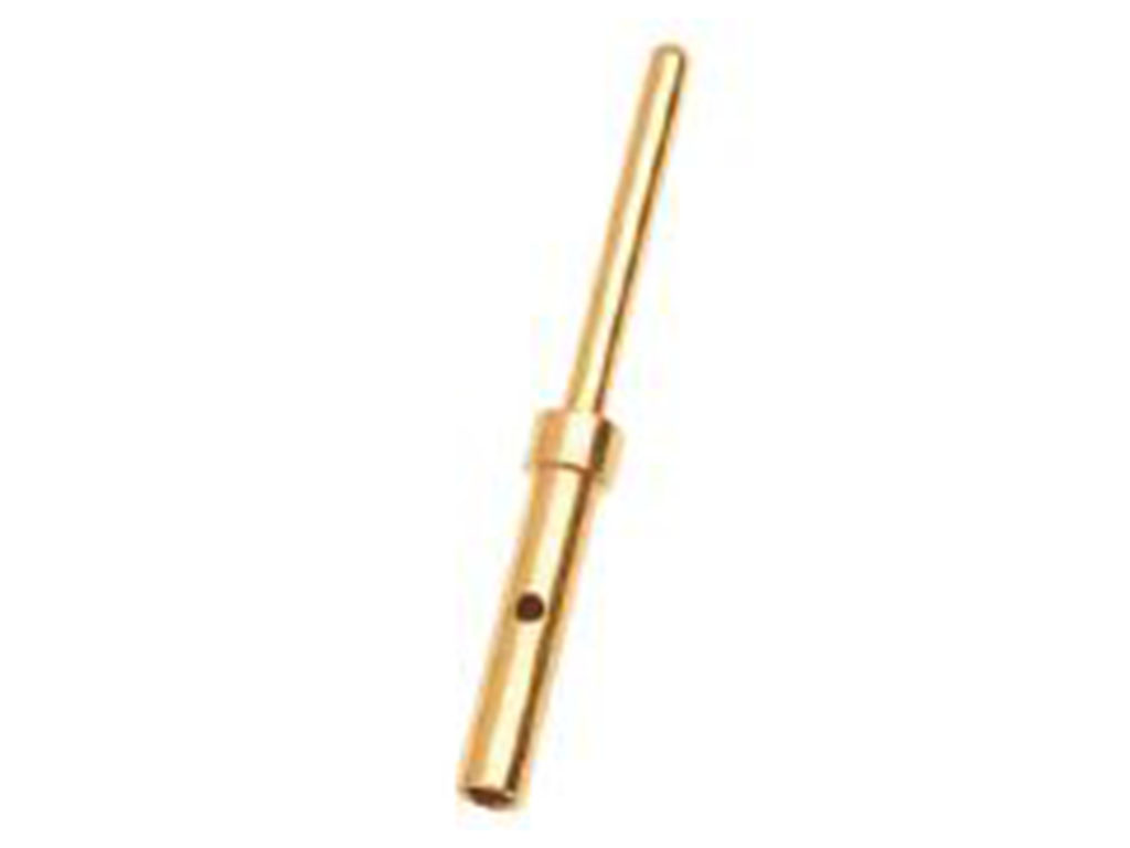 D-Sub Contact Male Pin Gold 24-28 AWG Crimp Machined