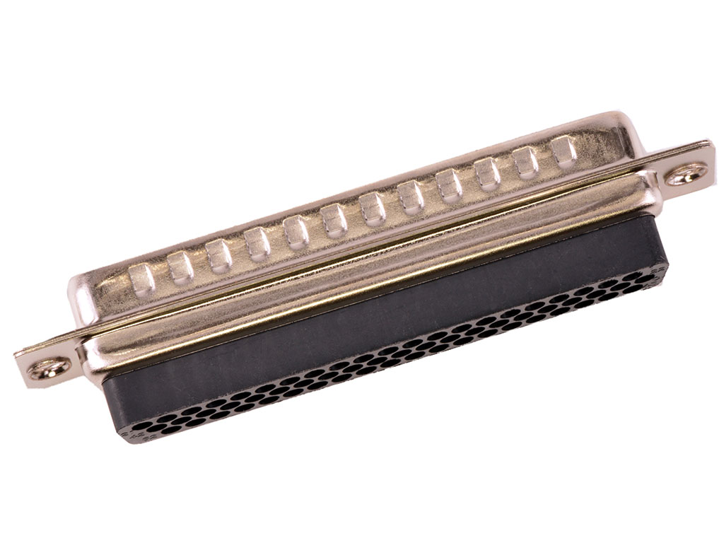 Plug for Male Contacts Housing D-Sub, High Density Connector 62 Position