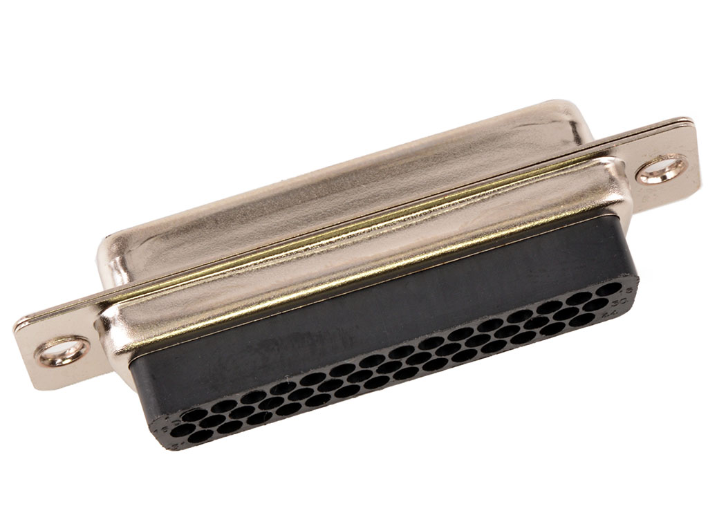 Receptacle for Female Contacts Housing D-Sub, High Density Connector 44 Position