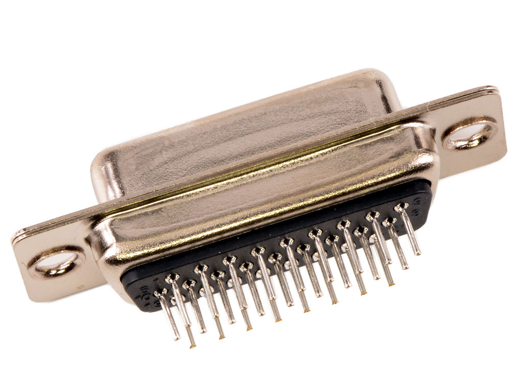 26 Position D-Sub, High Density Receptacle, Female Sockets Connector