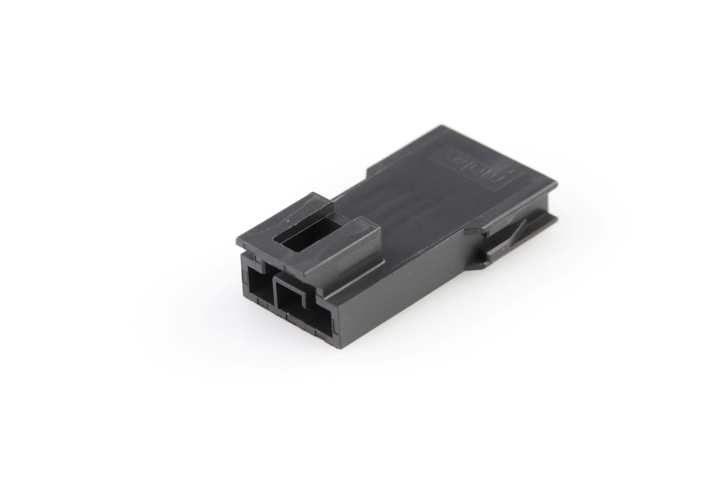 Nano-Fit Plug Housing, TPA Capable, 2.50mm Pitch, Single Row, 3 Circuits, Black, Glow-Wire Capable