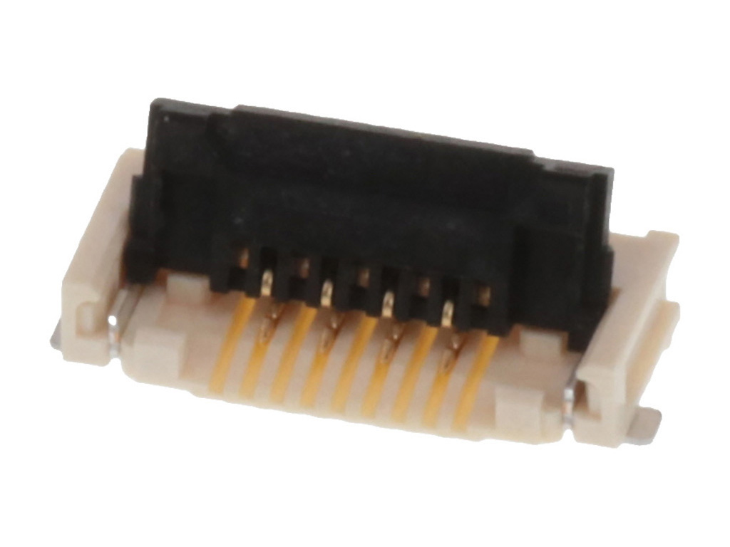20 Position FFC, FPC Connector Contacts, Bottom 0.039
