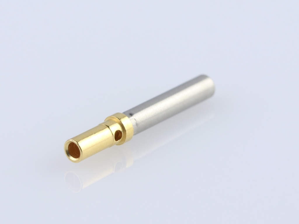 Socket Contact Gold 26-28 AWG Crimp Power