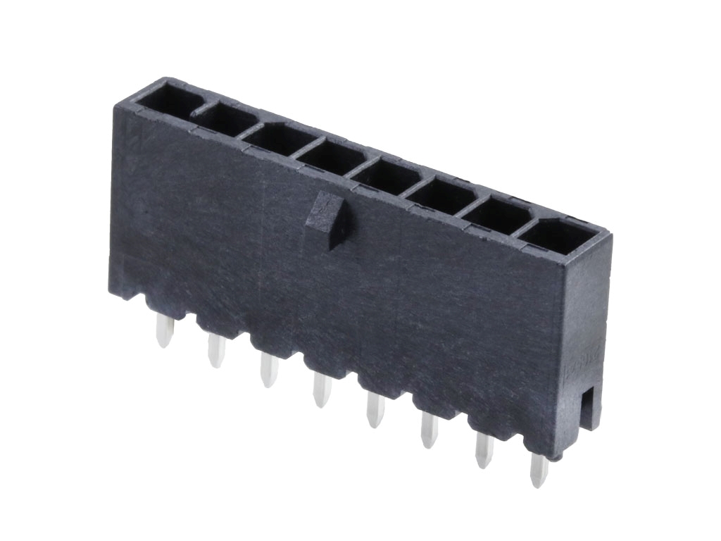 Connector Header Through Hole 8 position 0.118 (3.00mm)