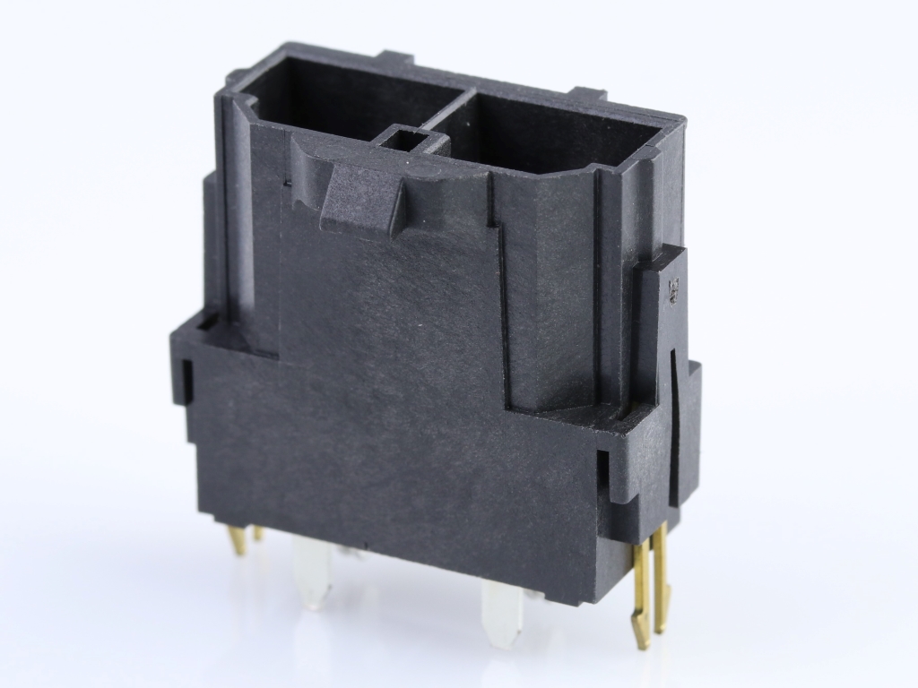 MOLEX MiniFit Sr Hdr Vert 062 Clip 2 Ckt Gold