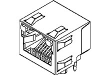 Modular Jack 8/8,RJ45 - 443800004 - Image 1