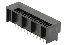 Micro-Fit BMI Header, Surface Mount Compatible, Dual Row, Vertical, with PCB Polarizing Peg, 22 Circuits, 2.54µm Matte Tin (Sn) Plating, Straight Tails