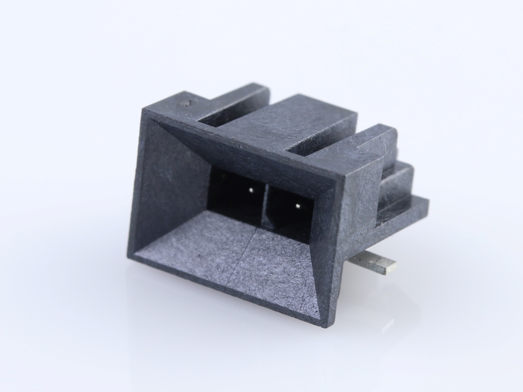 Micro-Fit BMI Header, Surface Mount, Single Row, Right-Angle, with Solder Tab, Tin (Sn) Plating, 2 Circuits, Tape and Reel