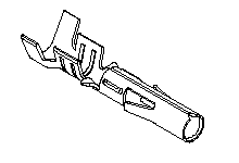 MOLEX 0.062 DIA Chain Terminal 5005T