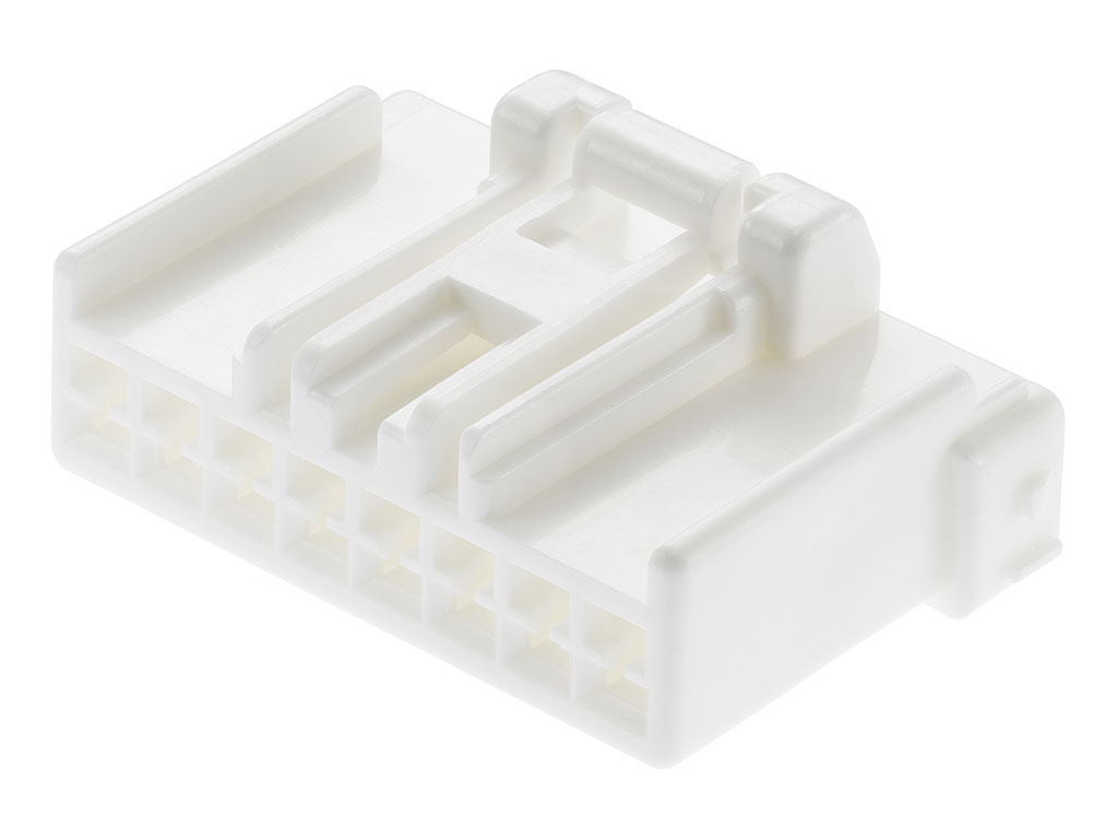 4 Rectangular Connectors - Housings Receptacle Natural 0.098 (2.50mm)