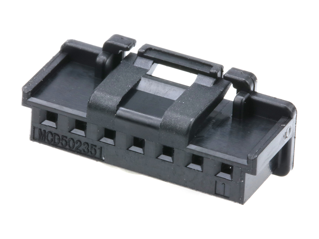 7 Rectangular Connectors - Housings Receptacle Black 0.079 (2.00mm)