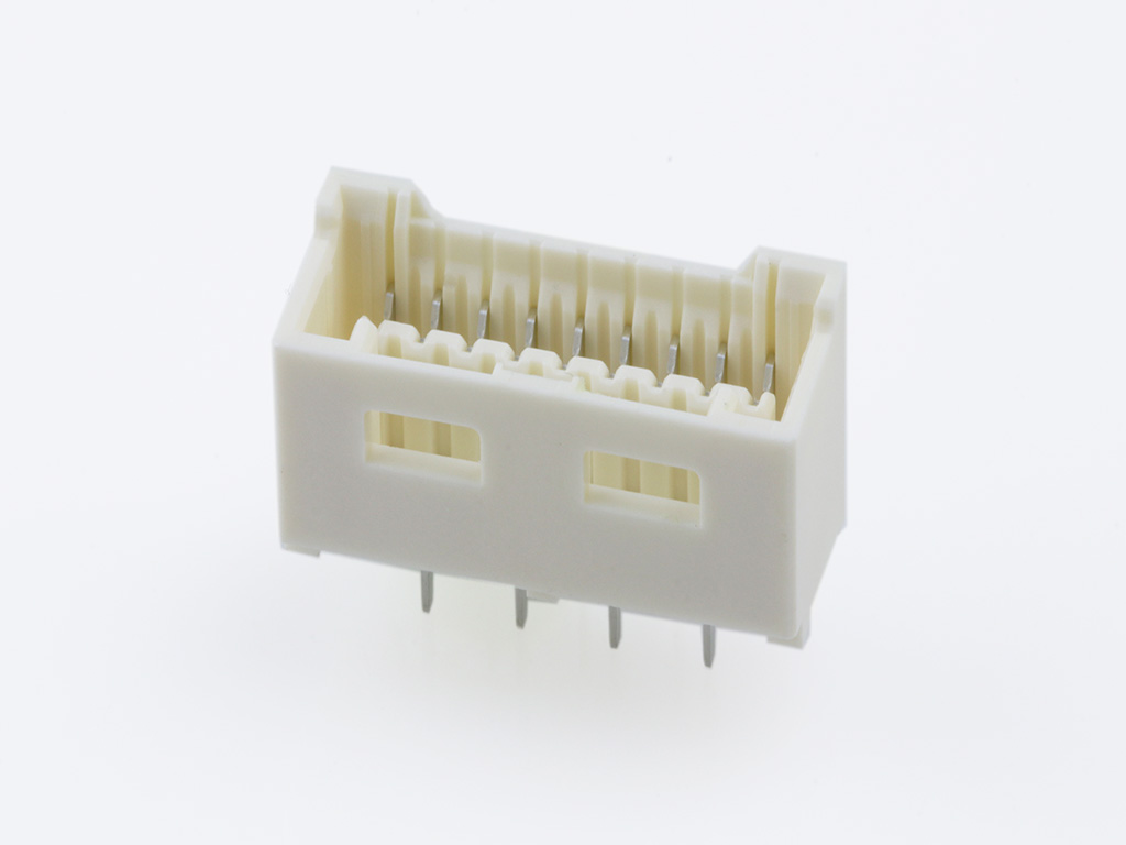 1.50mm Pitch, CLIK-Mate PCB Receptacle, Single Row, Through Hole, Vertical, Tin Plating, Positive Lock, with Peg, 9 Circuits, Natural