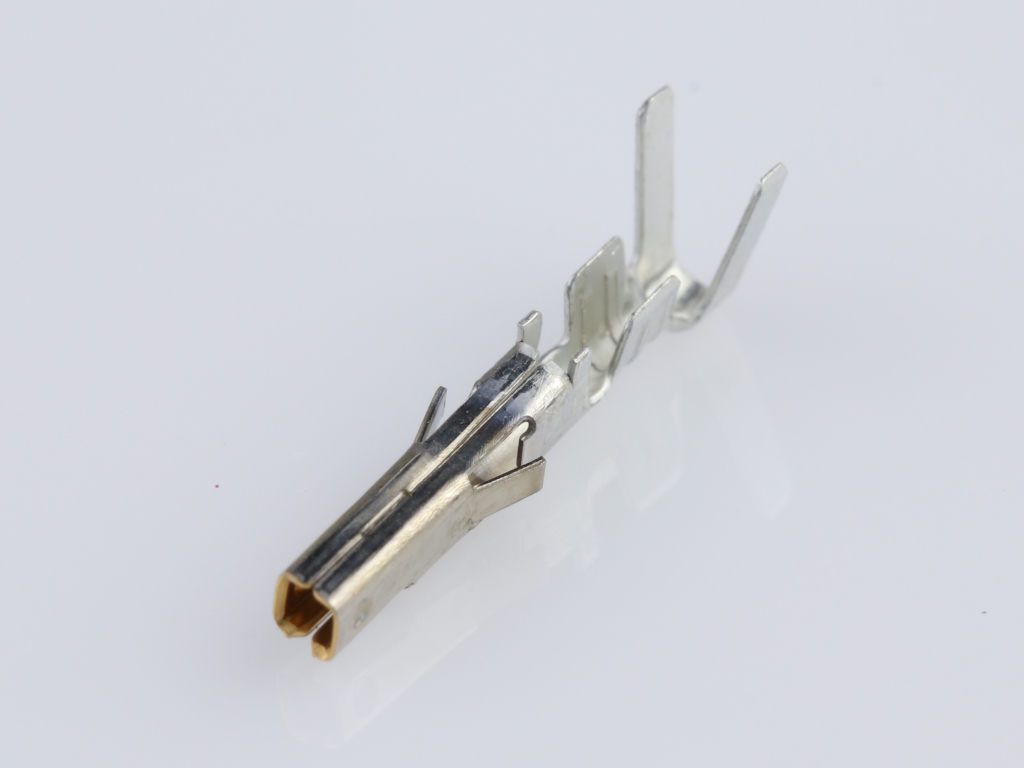 Mini-Fit Female Crimp Terminal, Selective Gold (Au) and Selective Tin (Sn) over Nickel (Ni), 28-22 AWG, Bag