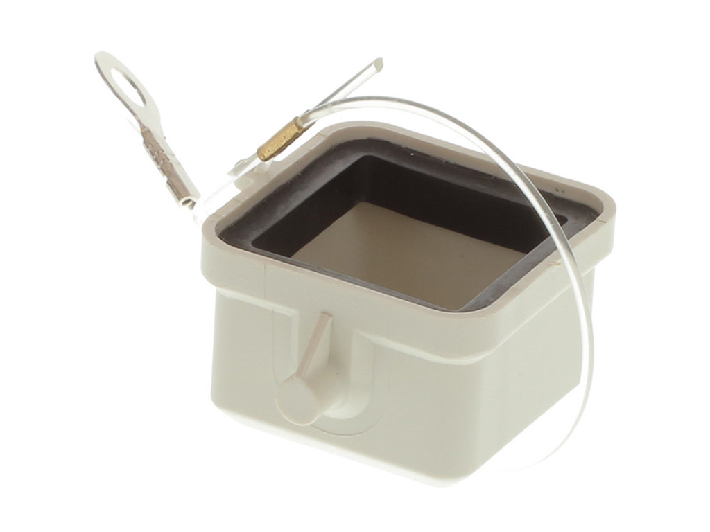 Connector Cover with Retaining Cord