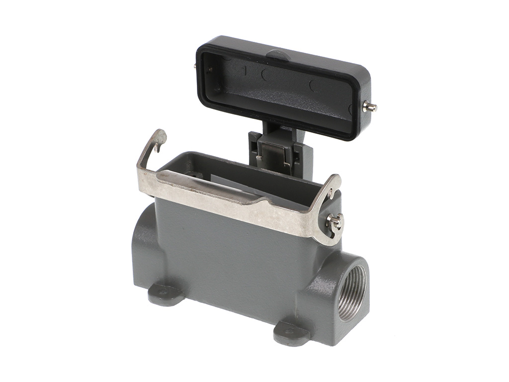 Base - Box Mount Connector Side Entry M25 16A IP66 - Dust Tight, Water Resistant