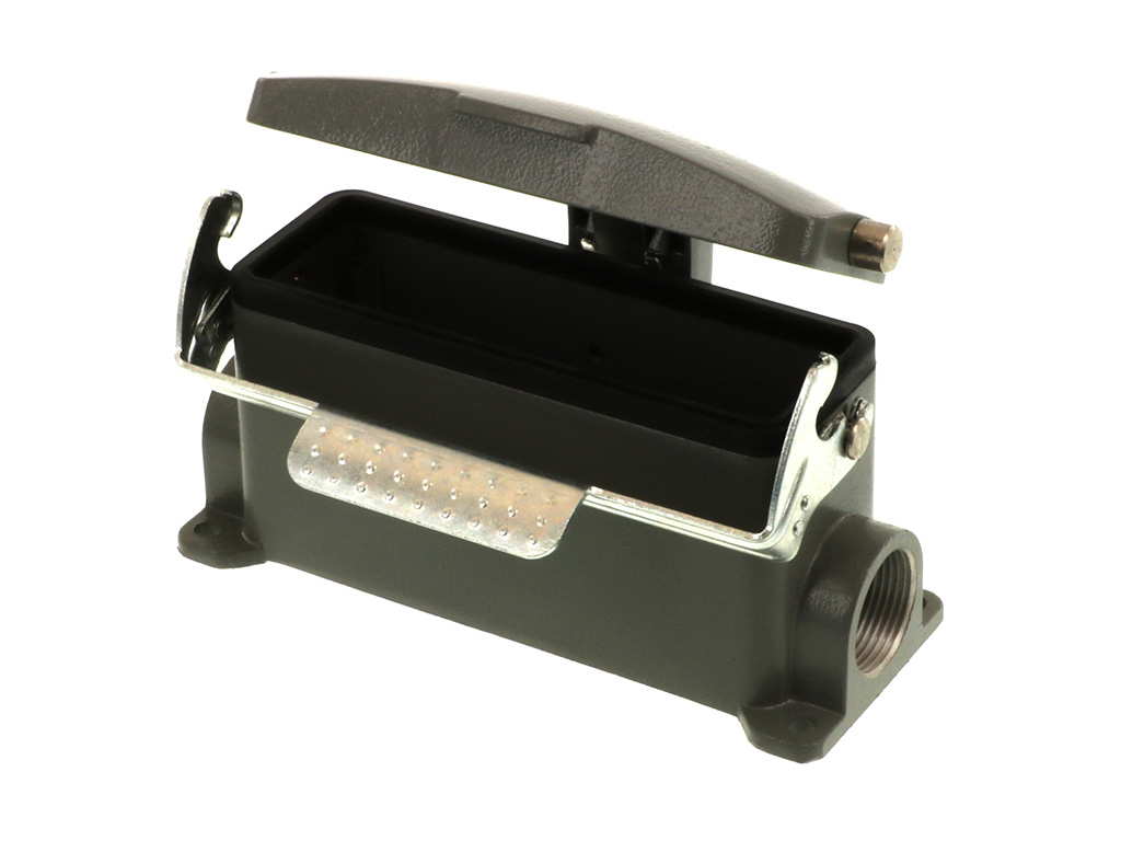 Base - Box Mount Connector Side Entry M25 24B IP66 - Dust Tight, Water Resistant