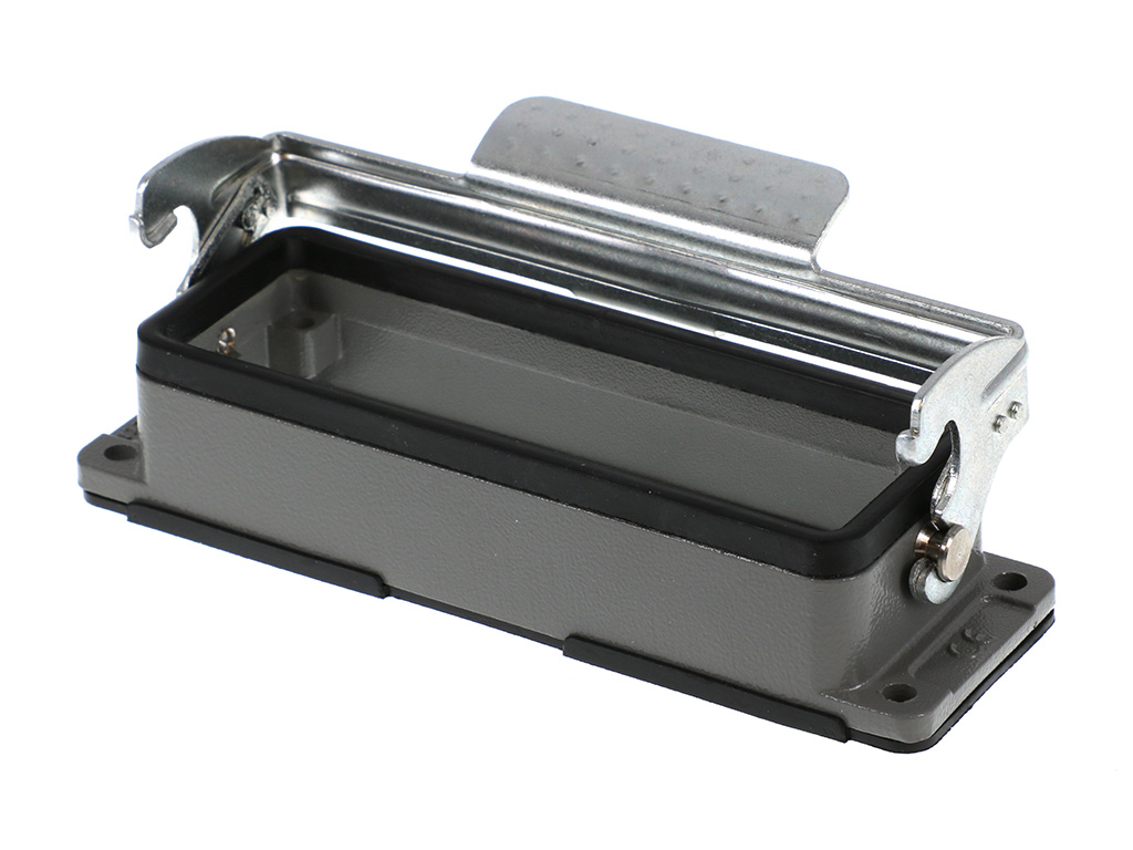 Base - Panel Mount Connector Bottom Entry 24B IP66 - Dust Tight, Water Resistant