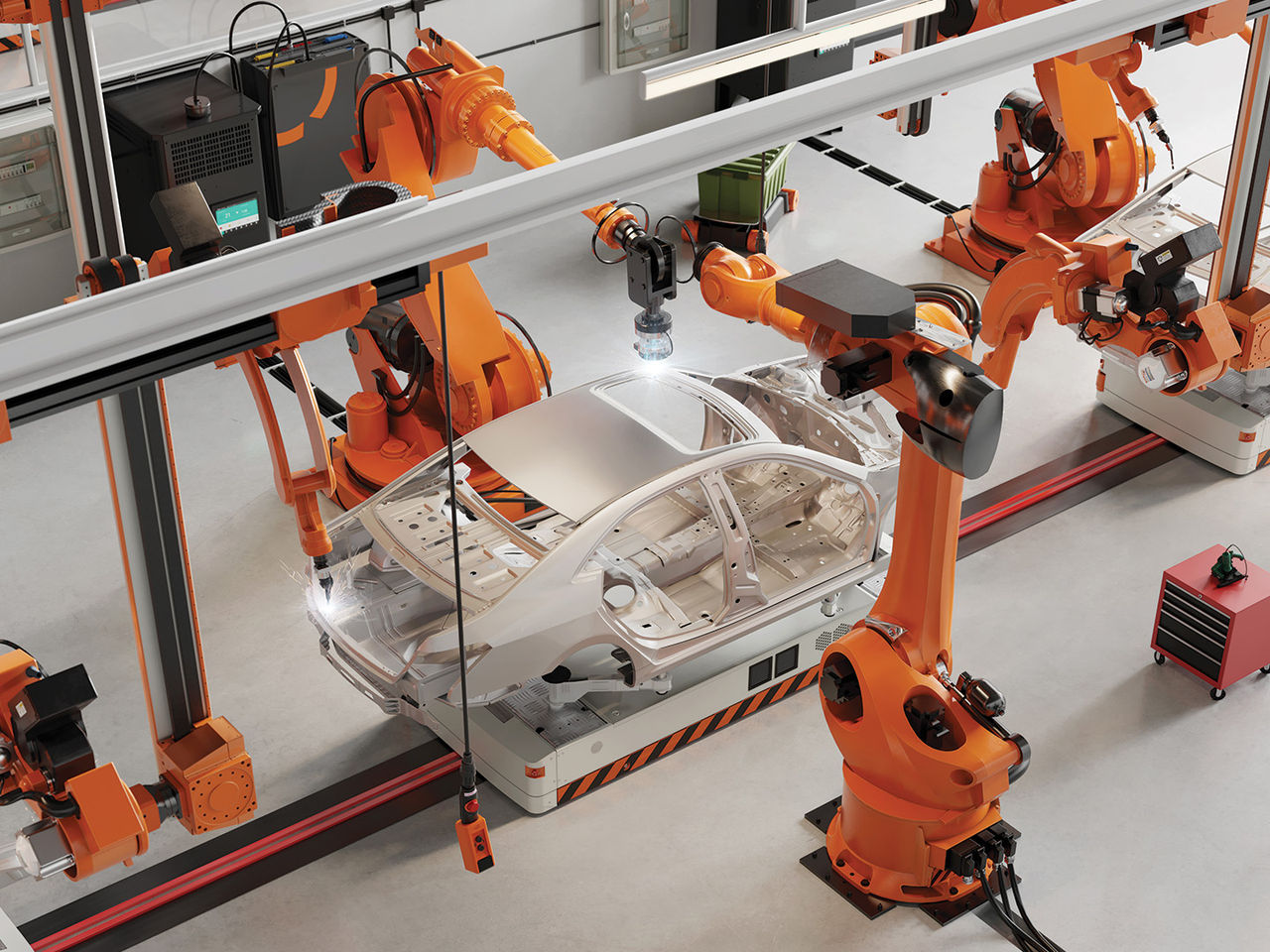 Robotics on factory floor