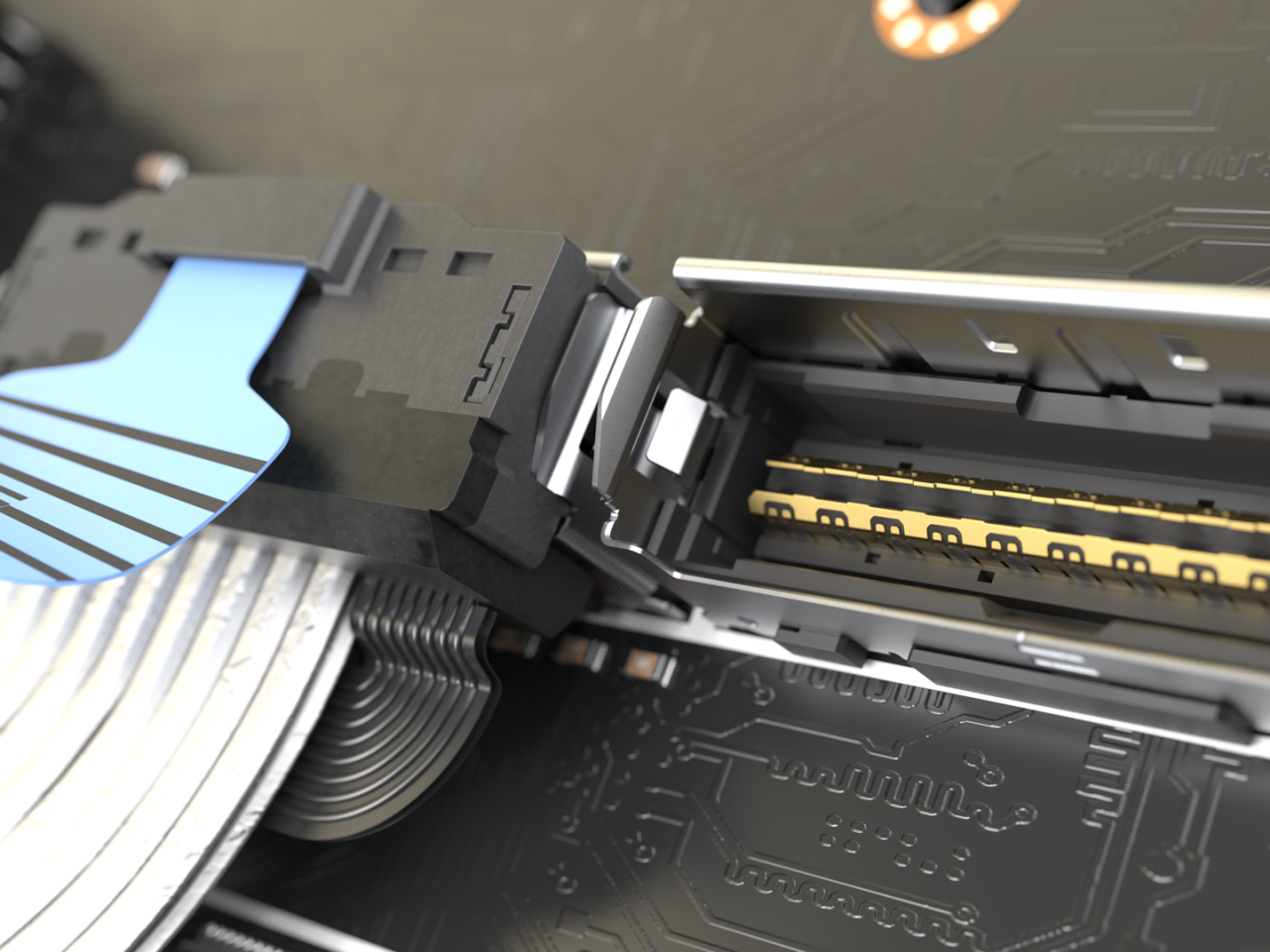 NearStack PCIe Connector System and Cable Jumper Assemblies.