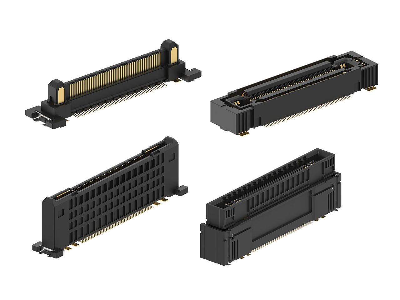 Molex ZN Stack floating board-to-board connectors.