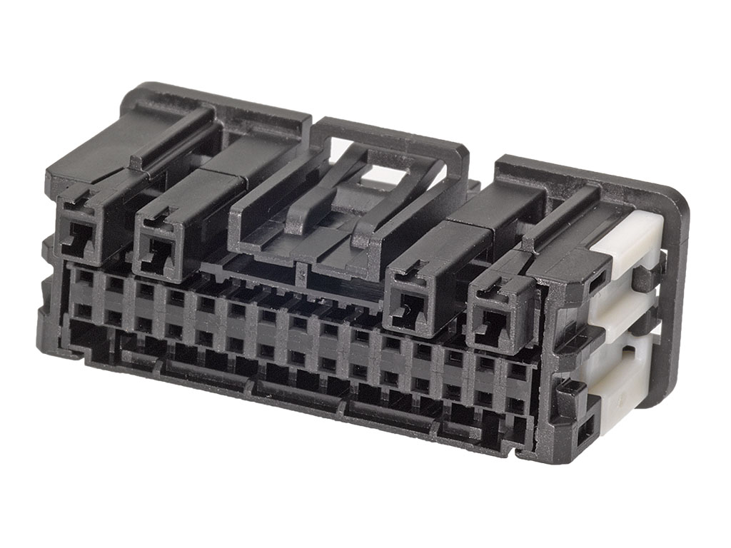 Mini50 unsealed receptacle housing.  