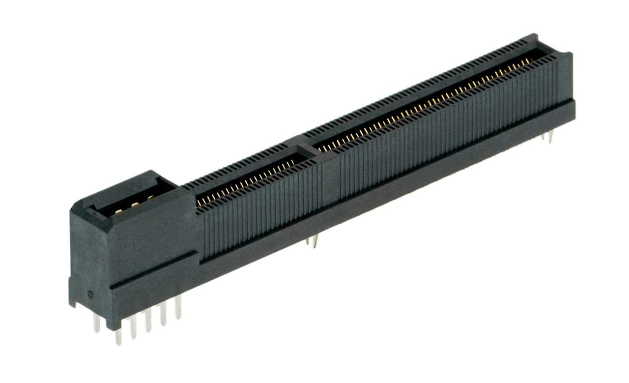 EdgeLine vertical high-speed connector.