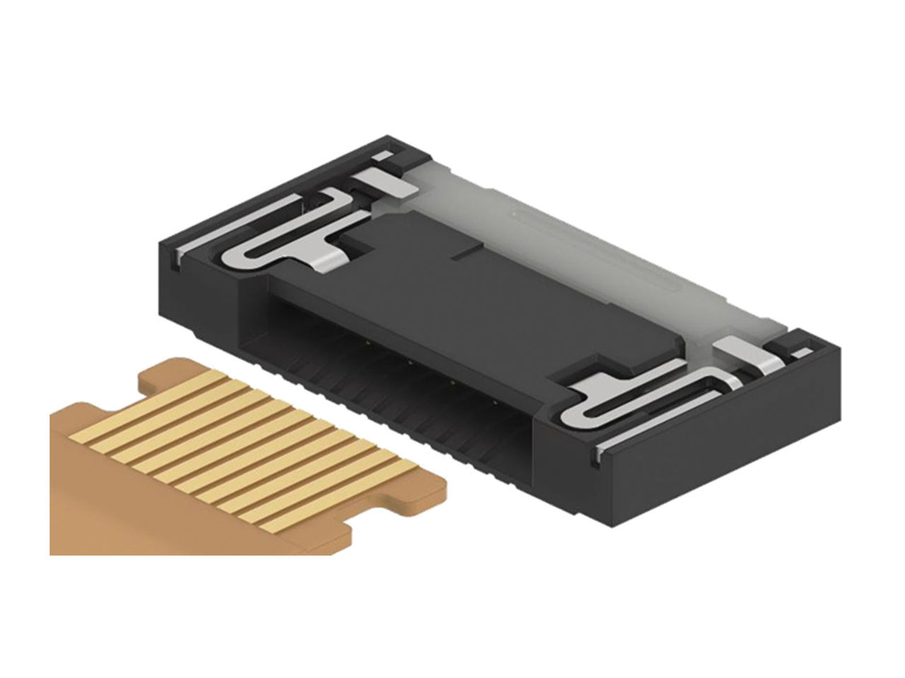 FlexiSnap Series FFC/FPC connector and flat flexible cable. 