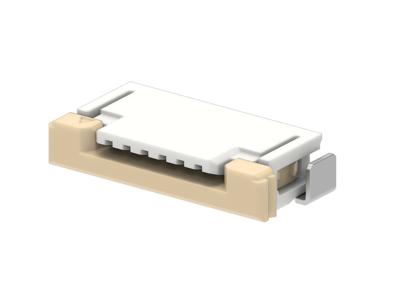 FFC/FPC Slider Series, white and beige. 