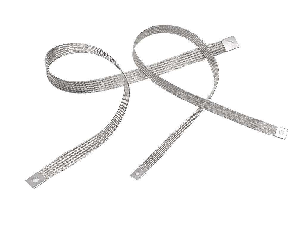 Silver grounding straps 