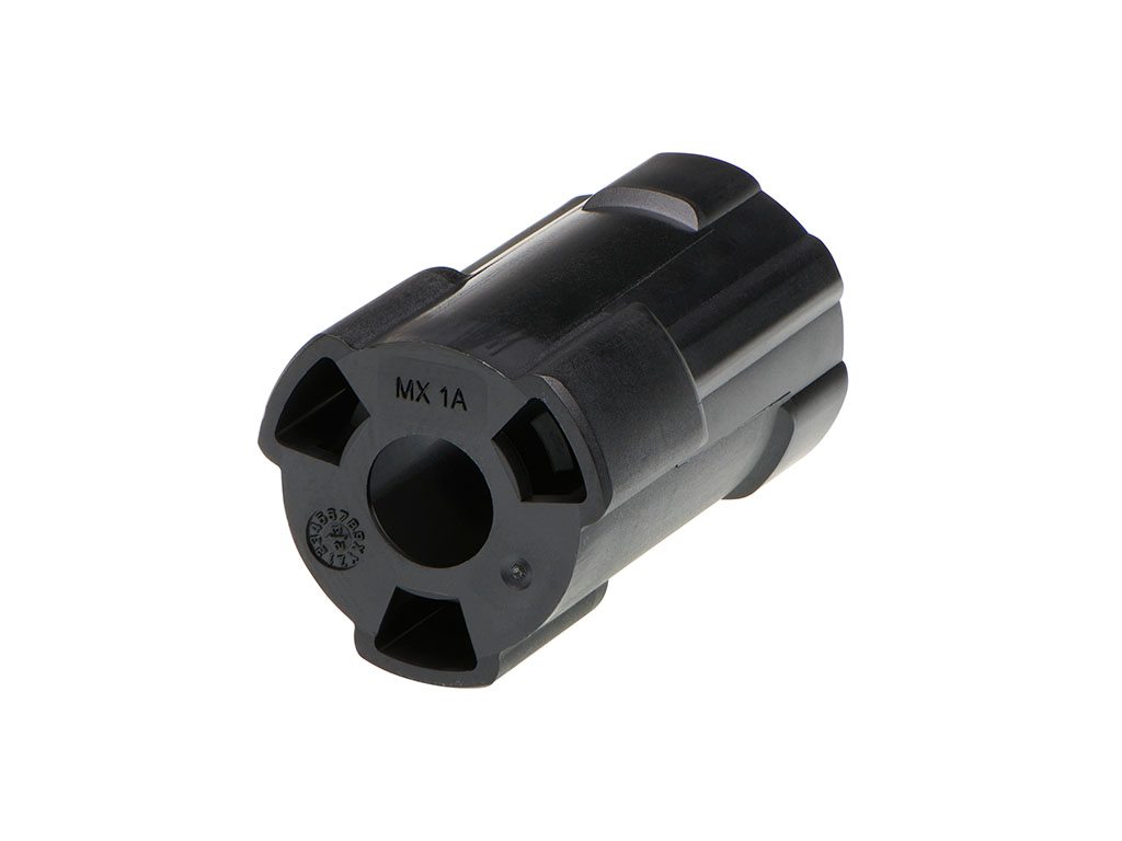 HyperQube high voltage connector housing.