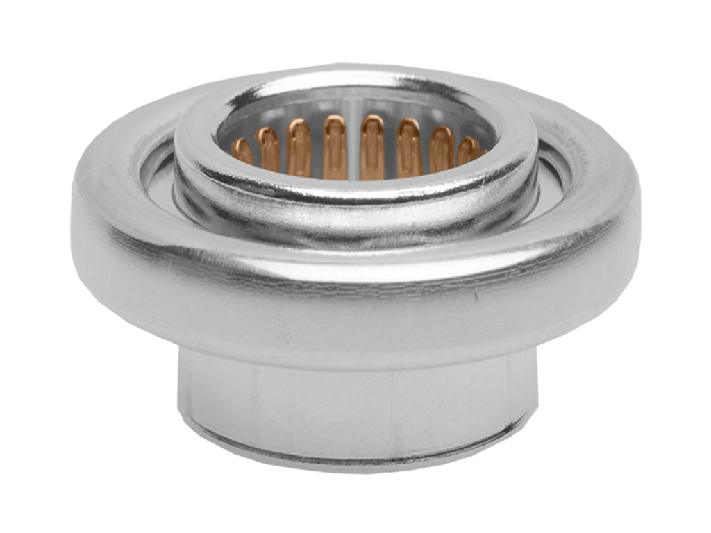 Sentrality 6.00mm top-entry, knurled press-fit socket assembly with +/-1.00mm self-alignment capability. 