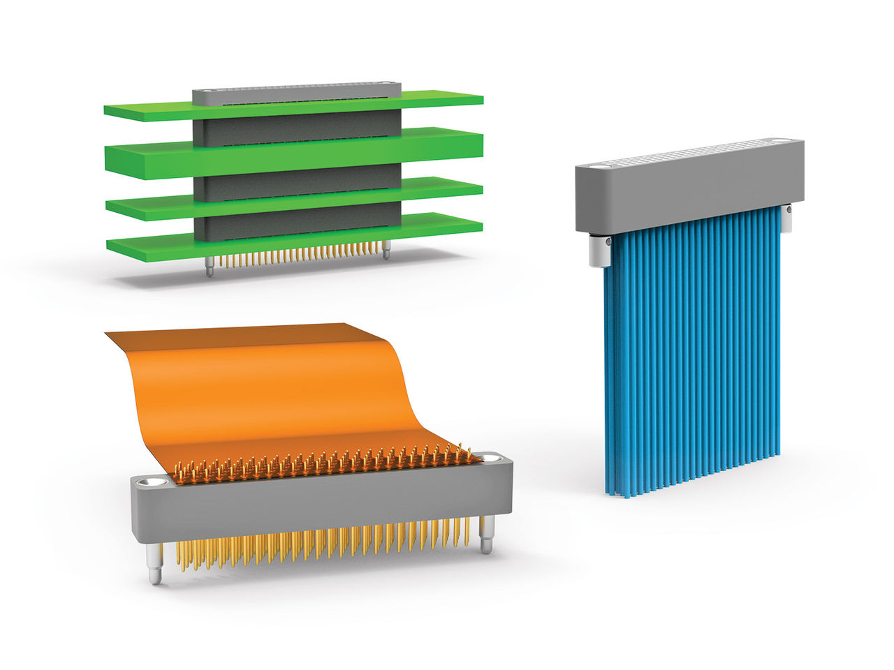Various AirBorn RC Series Stackable Connectors.