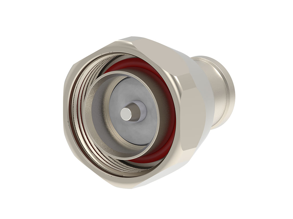 DIN 7/16 straight connector. 