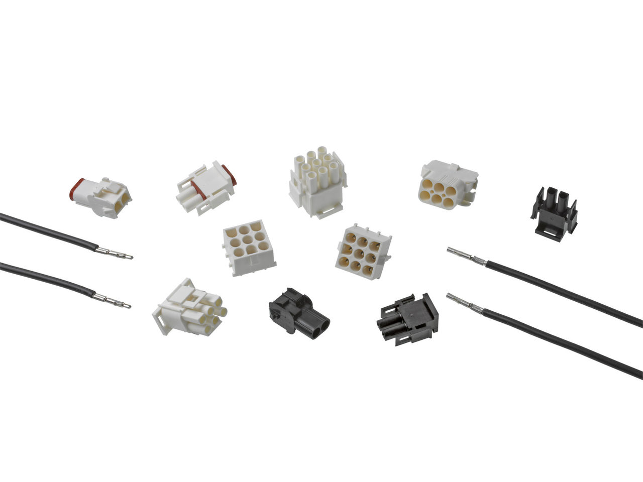 MLX connectors and pre-crimped leads