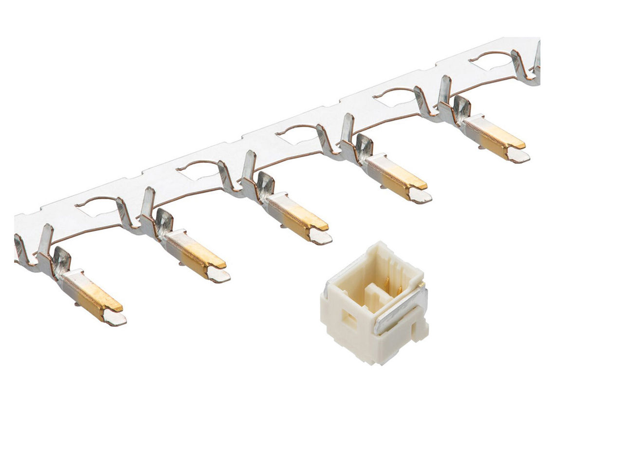 CLIK-Mate header and terminals. 