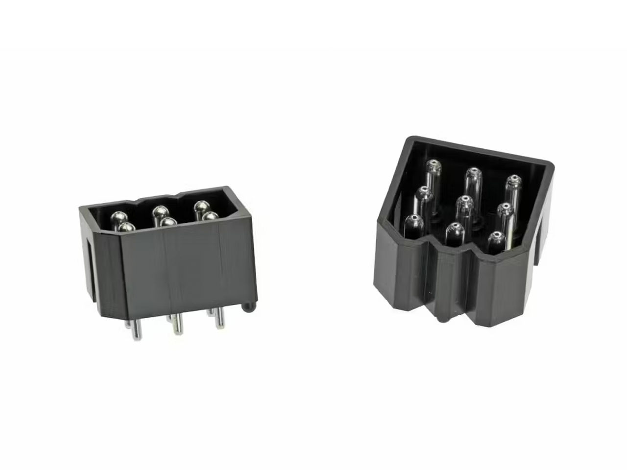 Standard Pin and Socket Connector headers. 
