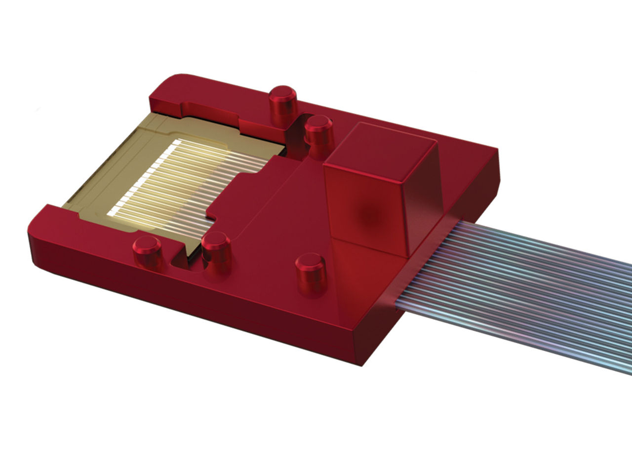 Molex TeraLIGHT Detachable Silicon Photonics Connector.