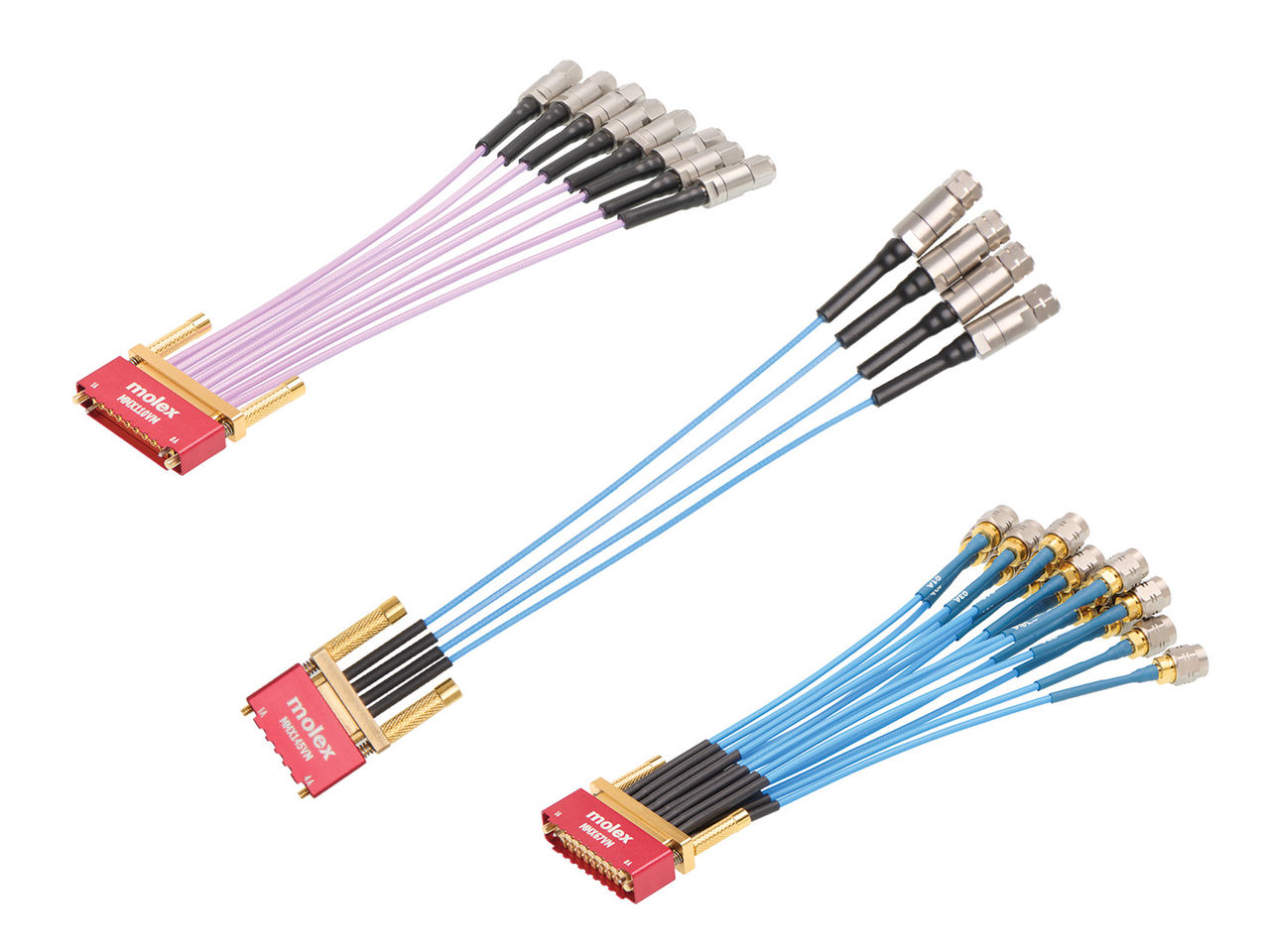 Molex Cardinal Multi-Port High-Frequency Coaxial Assemblies.