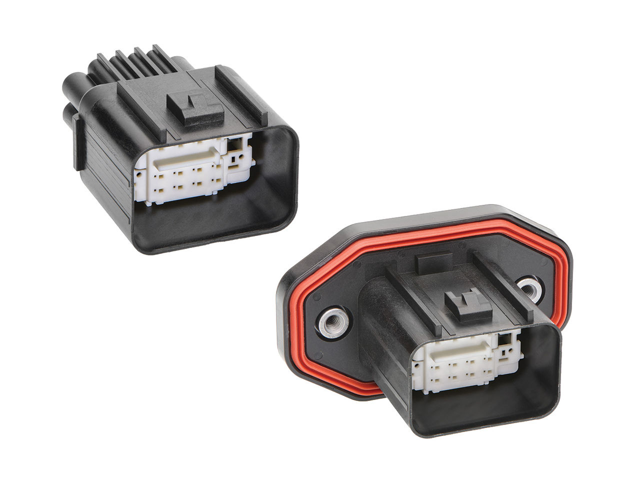 Molex MCS50コネクターは、設計の柔軟性を高めるために、1列構成とパネルマウント構成で提供されています。