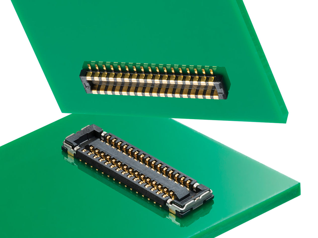 Molex SlimStack board-to-board connectors.