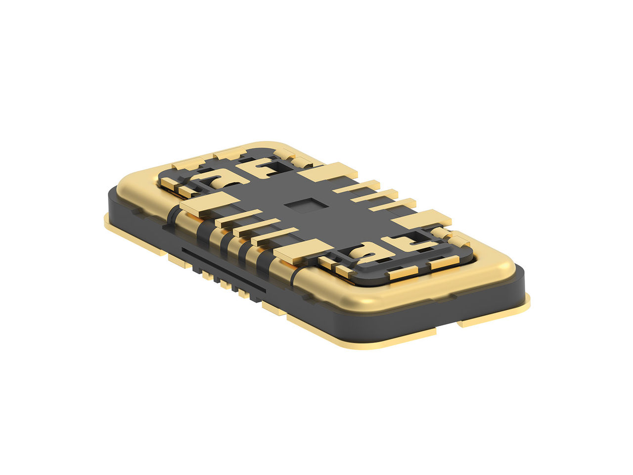 Gold-plated ChargeStack Connector with a current carrying capacity of 10.0A.