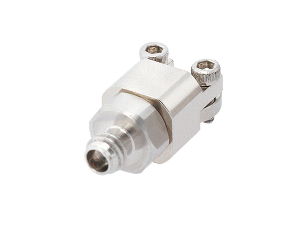 高精度ソルダーレスエンドランチ110GHz 1.0mmジャック。