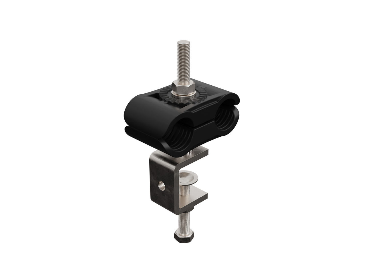 Tower Accessories dual-side, one-hole feeder cable clamp for 5/8" coaxial cable 
