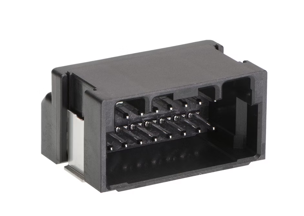 露出したピンを持つMolex DuraClikオス型ヘッダー。