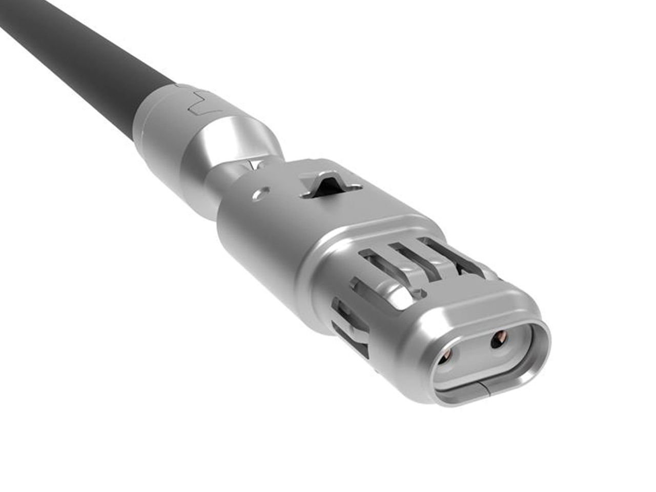 Molex HSAutoLink G 单对插孔式压接端子。