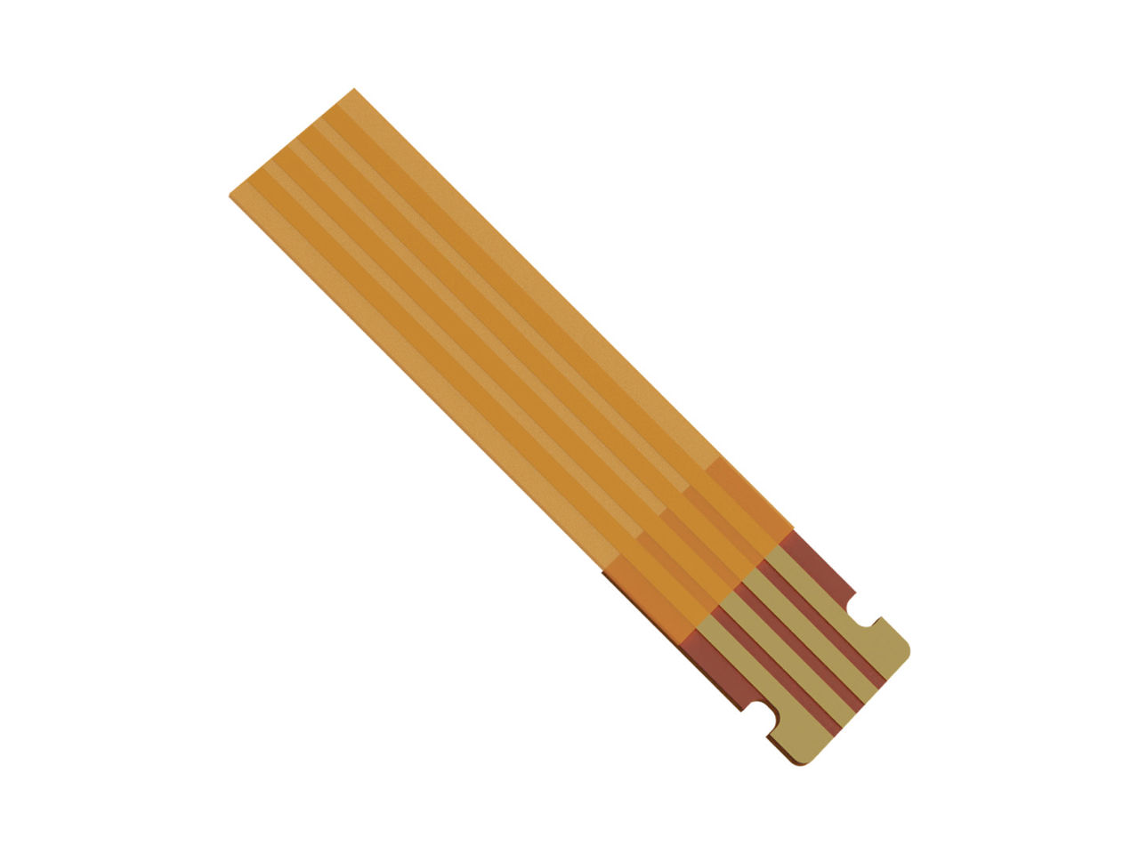 Premo-Flex FFC that intermates with other manufacturers’ FFC connectors. 