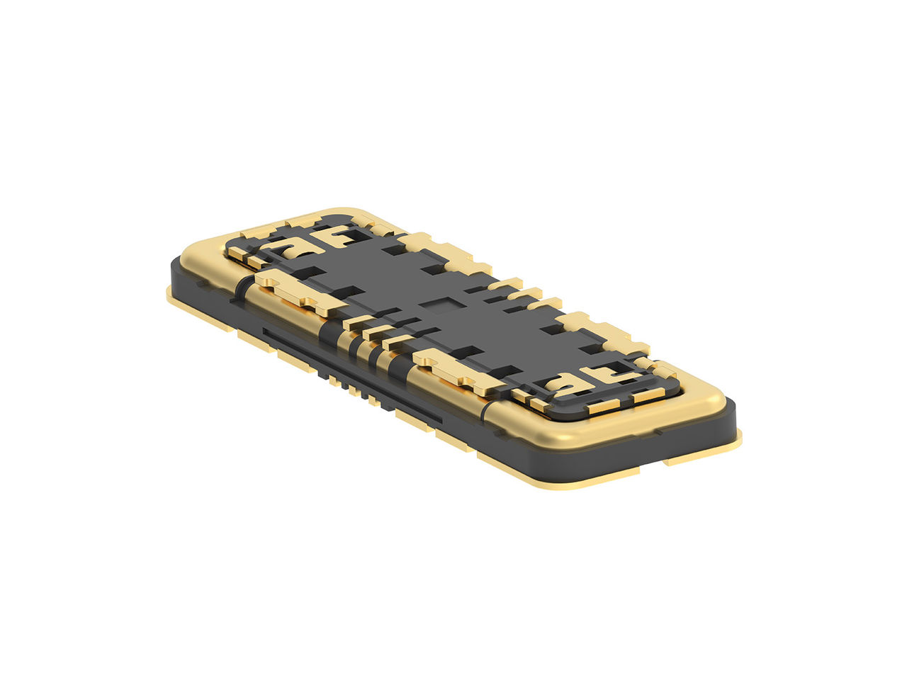 Gold-plated ChargeStack Connector with a current carrying capacity of 20.0A.