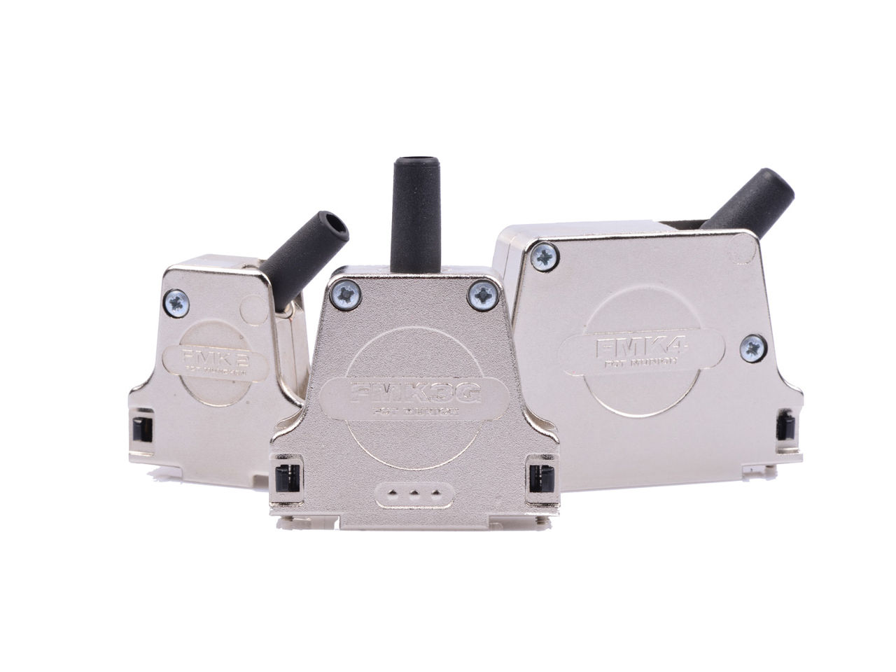 Molex metal D-Sub connector backshells.